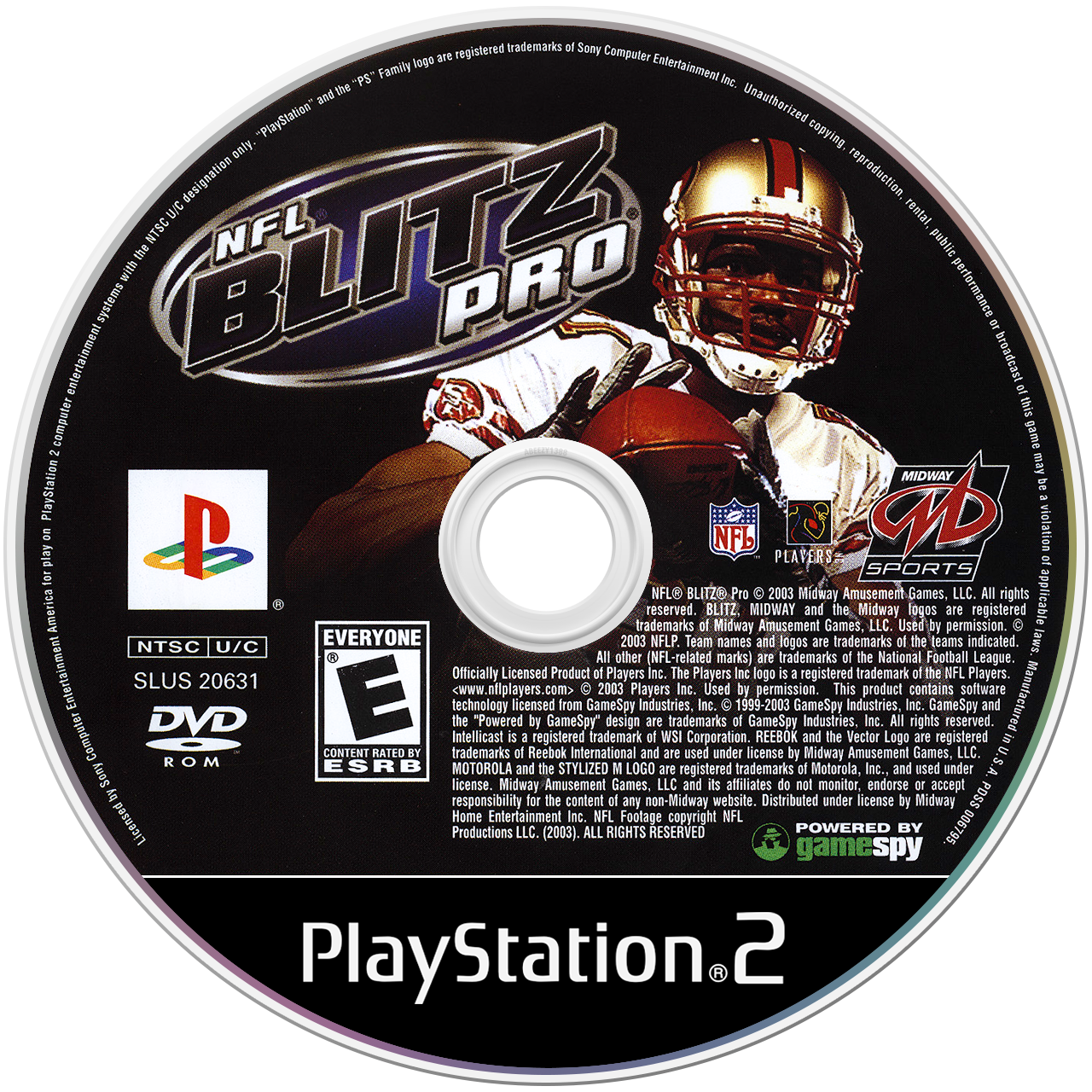 NFL Blitz Pro media 5 for Playstation 2